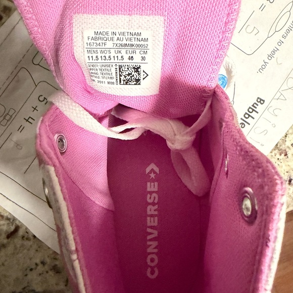 Converse Men’s Twisted Hearts Chuck Taylor All-Star  Men Sz 11.5. W 13.5 - Picture 7 of 7